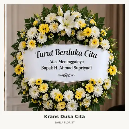 Krans Bunga Duka Kemiling